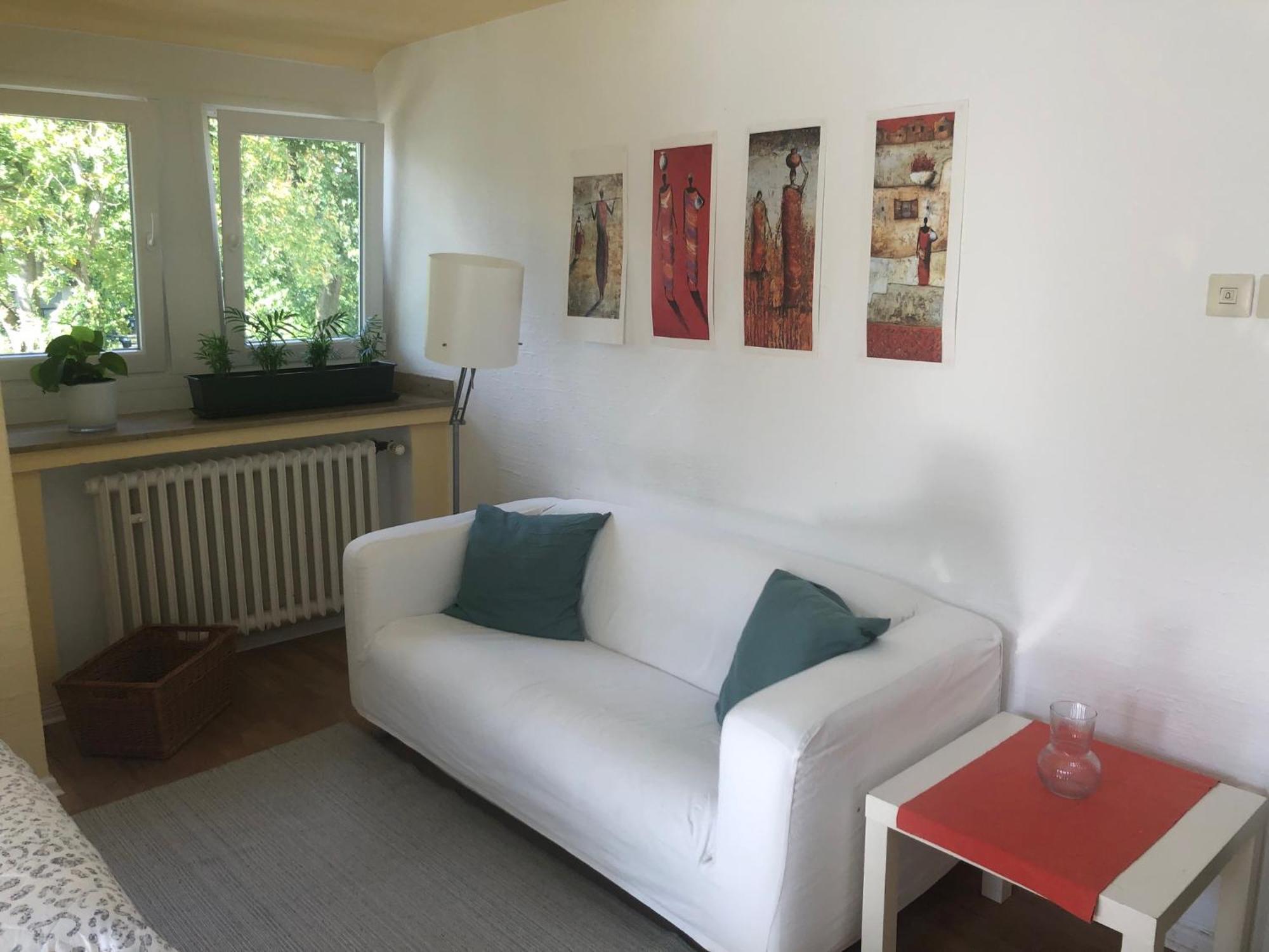 Glueck In Benrath Appartement Düsseldorf Buitenkant foto